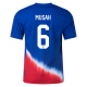 Nike United States Match Yunus Musah Away Jersey 24/25 (Old Royal/Sport Red/White)