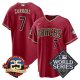 Men's #7 Corbin Carroll Arizona Diamondbacks Crimson Alternate Jersey