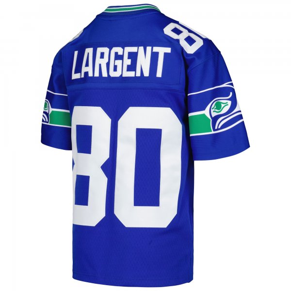 Youth Seattle Seahawks Steve Largent Mitchell & Ness Royal 1985 Retired Player Legacy Jersey