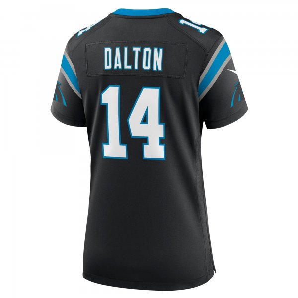 Women's Carolina Panthers Andy Dalton Nike Black Team Game Jersey