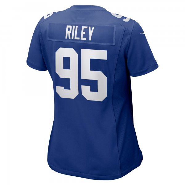 Women's New York Giants Jordon Riley Nike  Royal Team Game Jersey