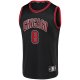 Men's Chicago Bulls Zach LaVine Fanatics Black Fast Break Team Replica Jersey - Statement Edition