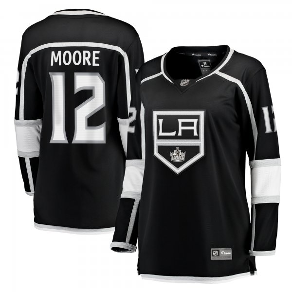 Women's Los Angeles Kings Trevor Moore Fanatics Black Home Breakaway Player Jersey