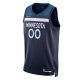 Men's Minnesota Timberwolves Nike Navy 2021/22 Diamond Swingman Custom Jersey - Icon Edition