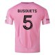 adidas Sergio Busquets Inter Miami CF Home Jersey 25/26 w/ MLS Patches + Sponsor (Easy Pink)