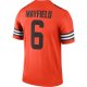 Men's Cleveland Browns Baker Mayfield Nike Orange Inverted Legend Jersey