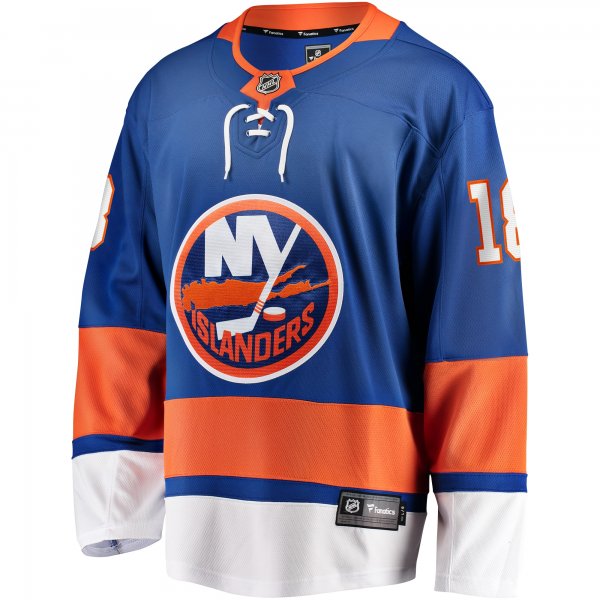 Men's New York Islanders Pierre Engvall Fanatics Blue Home Premier Breakaway Player Jersey