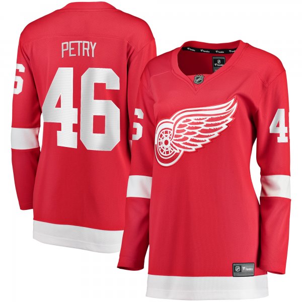 Women's Detroit Red Wings Jeff Petry Fanatics Red Home Breakaway Player Jersey