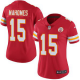 Nike Kansas City Chiefs #15 Patrick Mahomes Red Team Color Women's Stitched NFL Vapor Untouchable Limited Jersey