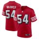 Men's San Francisco 49ers Fred Warner Nike Scarlet Alternate Game Jersey