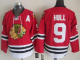 Chicago Blackhawks #9 Bobby Hull Red CCM Throwback Stitched NHL Jersey