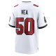 Men's Tampa Bay Buccaneers Vita Vea Nike  White White Game Jersey