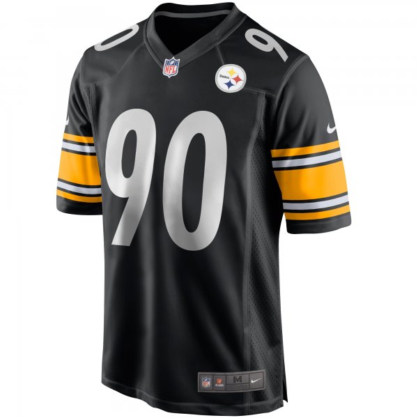 Men's Pittsburgh Steelers T.J. Watt Nike Black Game Jersey