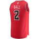 Youth Chicago Bulls Lonzo Ball Fanatics Red Fast Break Road Replica Jersey - Icon Edition