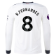 adidas Manchester United Bruno Fernandes Third Long Sleeve Jersey w/ EPL Patch 24/25 (Off White)