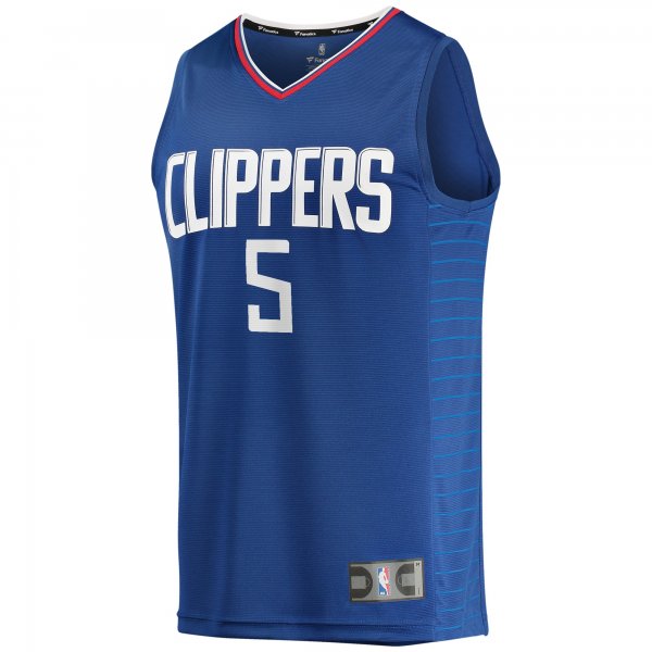 Youth LA Clippers Bones Hyland Fanatics Royal Fast Break Player Jersey - Icon Edition