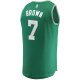 Men's Boston Celtics Jaylen Brown Fanatics Kelly Green Fast Break Replica Player Jersey