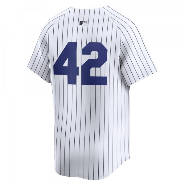 Men's New York Yankees  Nike White 2024 Jackie Robinson Day Home Limited Jersey