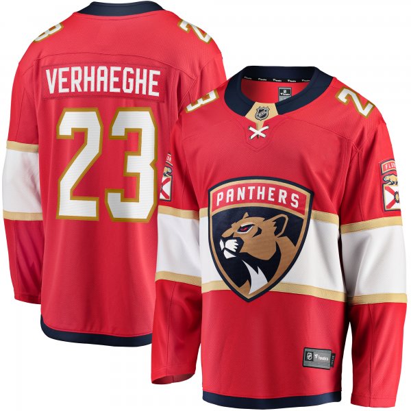 Men's Florida Panthers Carter Verhaeghe Fanatics Red Home Breakaway Jersey