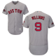 Boston Red Sox #9 Ted Williams Grey Flexbase Collection 2018 World Series Champions Stitched MLB Jersey