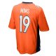 Men's Denver Broncos Marvin Mims Jr Nike  Orange Team Game Jersey