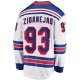 Men's New York Rangers Mika Zibanejad Fanatics White Away Premier Breakaway Player Jersey