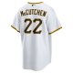 Men's Pittsburgh Pirates Andrew McCutchen Nike White Replica Player Jersey