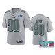 Youth Philadelphia Eagles Jordan Davis Gray Super Bowl LVII Atmosphere Jersey