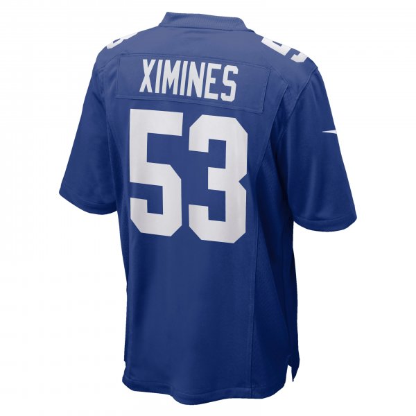 Men's New York Giants Oshane Ximines Nike Royal Game Jersey