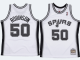 Men's San Antonio Spurs #50 David Robinson Mitchell & Ness 1998-99 White Swingman NBA Jersey