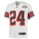 Youth Cleveland Browns Nick Chubb Nike White Game Jersey