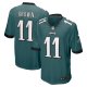 Men's Philadelphia Eagles A.J. Brown Nike Midnight Green Player Game Jersey