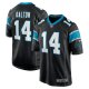 Men's Carolina Panthers Andy Dalton Nike Black Game Player Jersey