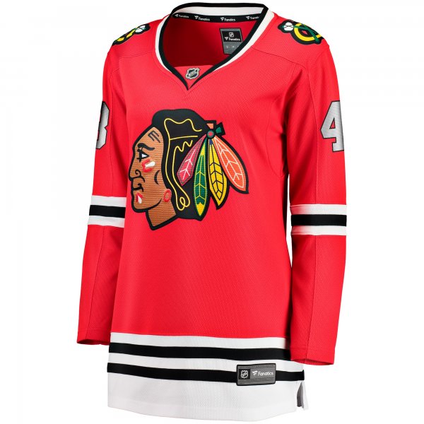 Women's Chicago Blackhawks Colin Blackwell Fanatics Red Home Breakaway Player Jersey