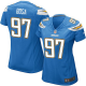 Nike Los Angeles Chargers#97 Joey Bosa Electric Blue Alternate Women's Stitched NFL Elite Jersey