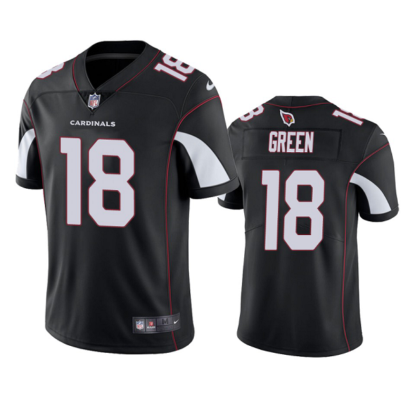 Men's Nike Arizona Cardinals #18 A.J. Green Black NFL Vapor Limited Jersey