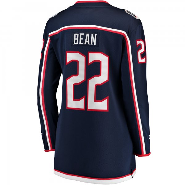 Women's Columbus Blue Jackets Jake Bean Fanatics Navy Home Breakaway Player Jersey