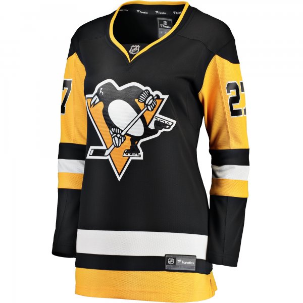 Women's Pittsburgh Penguins Ryan Graves Fanatics Black Home Breakaway Player Jersey