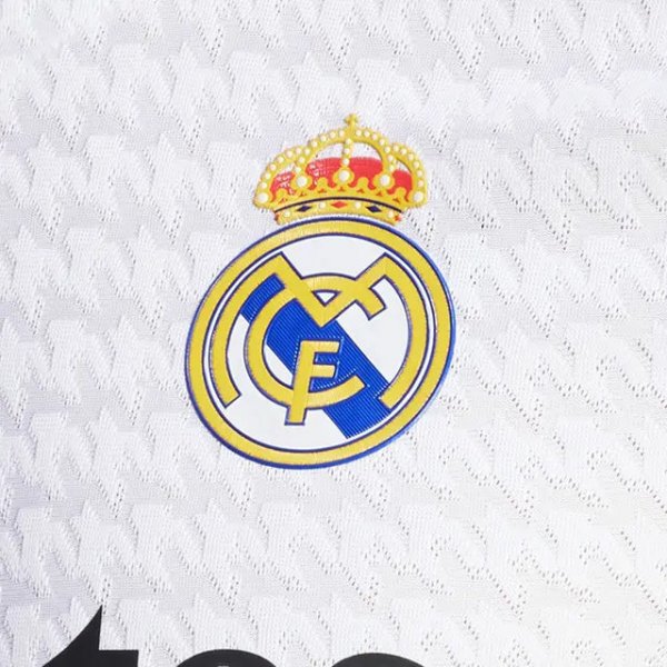 adidas Jude Bellingham Real Madrid Home Jersey w/ Champions League Patches 24/25 (White/Black)