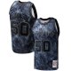 Men's San Antonio Spurs David Robinson Mitchell & Ness Black Hardwood Classics 1998/99 Tie-Dye Swingman Jersey