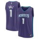 Youth Charlotte Hornets LaMelo Ball Fanatics Purple Fast Break Player Jersey - Statement Edition