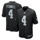 Men's Las Vegas Raiders Aidan O'Connell Nike  Black  Game Jersey