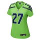 Women's Seattle Seahawks Tariq Woolen Nike Neon Green  Game Jersey