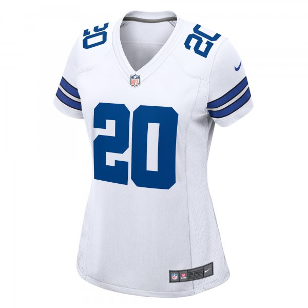 Women's Dallas Cowboys Tony Pollard Nike White Game Player Jersey