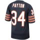 Men's Chicago Bears 1985 Walter Payton Mitchell & Ness Navy Throwback Retired Player Jersey