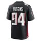 Men's Atlanta Falcons Albert Huggins Nike  Black Team Game Jersey