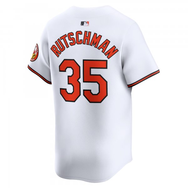 Men's Baltimore Orioles Adley Rutschman Nike White Home Limited Player Jersey