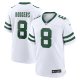 Men's New York Jets #8 Aaron Rodgers Nike Legacy White Limited Jersey