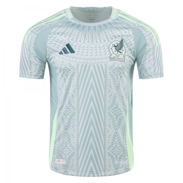 adidas Mens Mexico Away Jersey 24/25 (Linen Green)