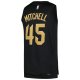 Men's Cleveland Cavaliers Donovan Mitchell Jordan Brand Black Swingman Player Jersey - Statement Edition